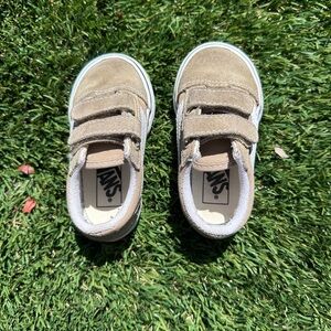 Vans Kids Tan Suede Sneakers